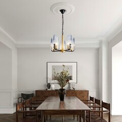 Люстра подвесная Freya Ollie E14 200 Вт 22 кв.м (FR5525PL-05GB) - фото 3