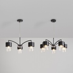 Люстра подвесная Freya Lumin E14 200 Вт 22 кв.м (FR5515PL-05B) - фото 8