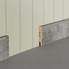 Плинтус МДФ Artiva бетон невский 80х16х2400 мм - фото 2