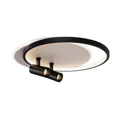 Изображение товара Светильник светодиодный накладной Freya Spotlights 4000К 75 Вт 30 кв.м черный IP20 (FR6083CL-L106WB)