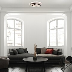 Светильник светодиодный накладной Freya Spiral 4000К 106 Вт 35 кв.м черный IP20 (FR6089CL-L120WB) - фото 3