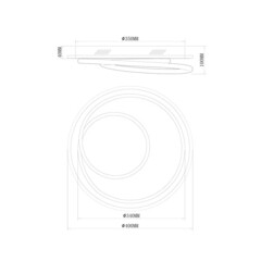 Светильник светодиодный накладной Freya Spiral 4000К 85 Вт 35 кв.м белый IP20 (FR6089CL-L120W) - фото 2