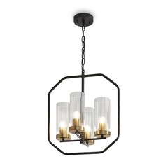 Светильник подвесной Freya Lumi E27 240 Вт 12 кв.м черный IP20 (FR5524PL-04BBZ) - фото 8