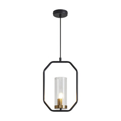 Светильник подвесной Freya Lumi E27 60 Вт 2 кв.м черный IP20 (FR5524PL-01BBZ) - фото 1