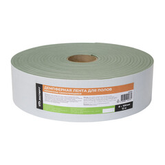 Изображение товара Лента демпферная кромочная для полов КМ Эксперт самоклеящаяся 8х100 мм 12 м