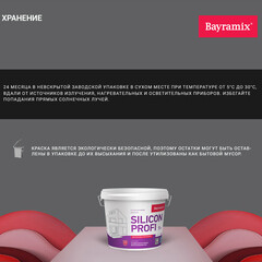 Краска фасадная Bayramix Silicon Profi силиконовая база C бесцветная 9 л - фото 2
