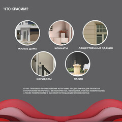 Грунт Bayramix Astar Fix глубокого проникновения укрепляющий 10 л - фото 5