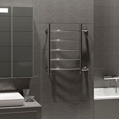 Полотенцесушитель водяной MyFrea MyLondon 600х400 мм лесенка с боковым подключением 500 мм хром - фото 2