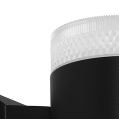 Светильник садово-парковый настенный Arte Lamp Piautos черный 120 мм GX53 15 Вт IP54 (A1926AL-1BK) - фото 4