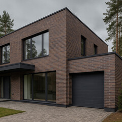 Клинкерная плитка для фасада Terramatic Plato Brown AA (18 шт.= 0,31 кв.м) коричневая 240х71х14 мм - фото 5