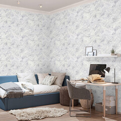 Обои компакт-винил на флизелиновой основе Palitra Home Vesna HC72438-14 (1,06х10,05 м) - фото 6