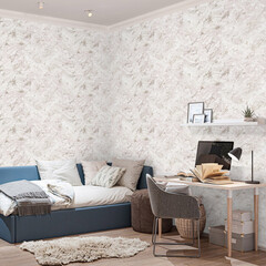 Обои компакт-винил на флизелиновой основе Palitra Home Vesna HC72438-27 (1,06х10,05 м) - фото 6