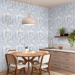 Обои вспененный винил на бумажной основе антивандальные Palitra Life Milissma PL11062-14a (0,53х10,05 м) - фото 3