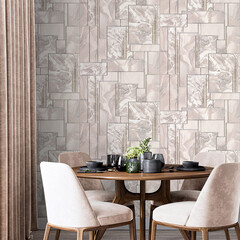 Обои вспененный винил на бумажной основе антивандальные Palitra Life Milissma PL11062-22a (0,53х10,05 м) - фото 4