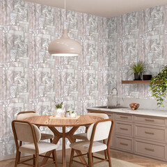 Обои вспененный винил на бумажной основе антивандальные Palitra Life Milissma PL11062-22a (0,53х10,05 м) - фото 3