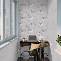 Обои компакт-винил на флизелиновой основе Palitra Life Travel Wall PL72406-41 (1,06х10,05 м) - фото 6