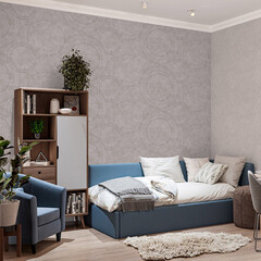 Обои компакт-винил на флизелиновой основе Palitra Style Flavio SL72471-42 (1,06х10,05 м) - фото 5