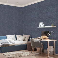 Обои компакт-винил на флизелиновой основе Palitra Style Flavio SL72472-44 (1,06х10,05 м) - фото 5