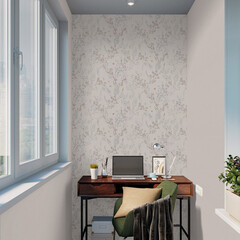 Обои компакт-винил на флизелиновой основе Palitra Home Summer Time HC72414-20 (1,06х10,05 м) - фото 6