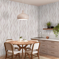 Обои вспененный винил на флизелиновой основе антивандальные Palitra Home Flame HC31246-24a (1,06х10,05 м) - фото 5