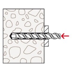 Анкер втулочный Fischer FSA 12х91 мм для бетона с болтом (20 шт.) - фото 8