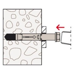 Анкер втулочный Fischer FSA 12х91 мм для бетона с болтом (20 шт.) - фото 4