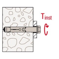 Анкер втулочный Fischer FSA 12х91 мм для бетона с болтом (20 шт.) - фото 6