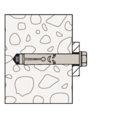 Анкер втулочный Fischer FSA 12х91 мм для бетона с болтом (20 шт.) - фото 5