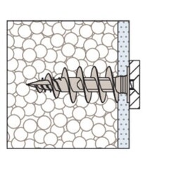 Дюбель для изоляционных панелей Fischer 25х50 мм металлический гвоздь (4 шт.) - фото 5