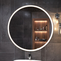 Зеркало с подсветкой круглое 100 см бесконтактный сенсор Vigo Cosmo Comfort 1000 (142) - фото 3