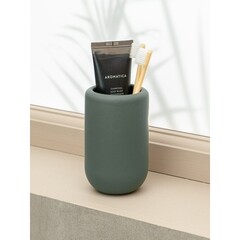 Стакан для ванной Moroshka Terapy настольный керамика зеленый (985-312-03) - фото 3