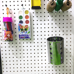 Панель МДФ белая перфорированная 2440х1220х6 мм Стильный Дом 2,977 кв.м (v532105) - фото 5