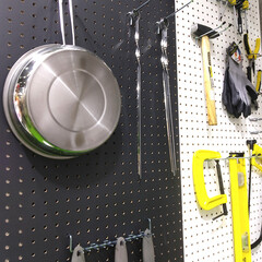 Панель МДФ белая перфорированная 2440х1220х6 мм Стильный Дом 2,977 кв.м (v532105) - фото 4