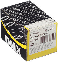 Саморезы по дереву 50x5,0 мм потайная головка конструкционные (200 шт.) - фото 5