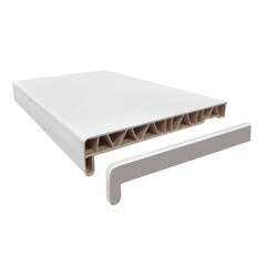 Подоконник ПВХ 600х2000х20 мм белый матовый - фото 3