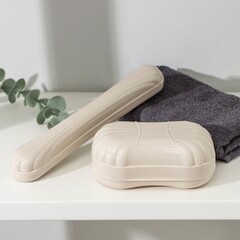 Набор аксессуаров дорожный Альтернатива 2 предмета пластик цвет в ассортименте - фото 2