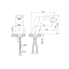 Смеситель для раковины Iddis Pulse сенсорный хром глянцевый (PULSBS1i86) - фото 3
