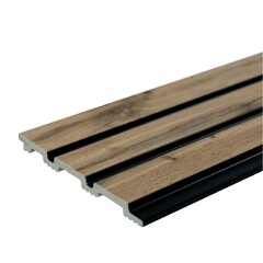 Изображение товара Панель декоративная из экополимера 120х3000х10 мм золотой бук 0,36 кв.м