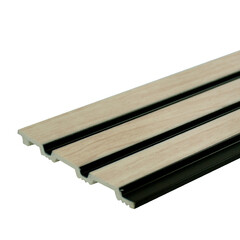 Панель декоративная из экополимера 120х3000х10 мм бук светлый 0,36 кв.м - фото 1