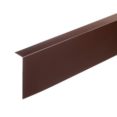 Изображение товара Планка лобовая металлическая Grand Line коричневая RAL 8017 2 м