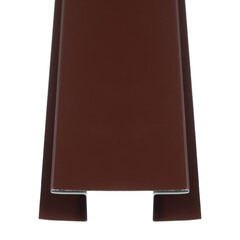 H-профиль металлический Grand Line коричневый RAL 8017 2 м - фото 3