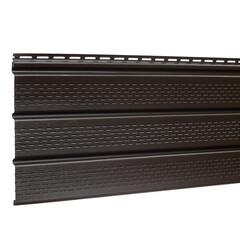 Софит ПВХ перфорированный Docke Standard шоколад 3000х305 мм - фото 4