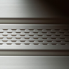 Софит ПВХ с центральной перфорацией Docke Standard пломбир 3000х305 мм - фото 2