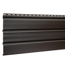 Софит ПВХ с центральной перфорацией Docke Standard шоколад 3000х305 мм