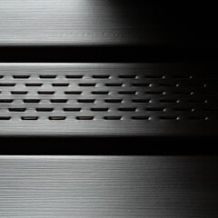 Софит ПВХ с центральной перфорацией Docke Standard шоколад 3000х305 мм - фото 2