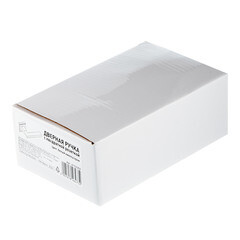 Ручка дверная квадратная розетка белый никель/хром - фото 2