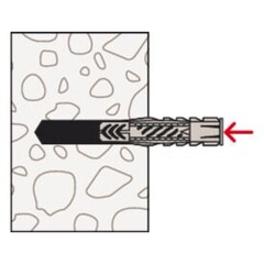 Дюбель универсальный Fischer UX 6x35 мм нейлон с буртом (100 шт.) - фото 12