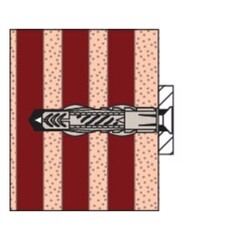 Дюбель универсальный Fischer UX 6x35 мм нейлон с буртом (100 шт.) - фото 6