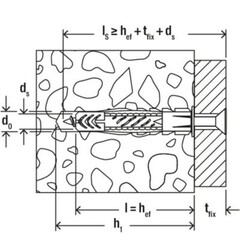 Дюбель универсальный Fischer UX 6x35 мм нейлон с буртом (100 шт.) - фото 5