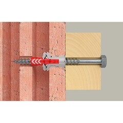 Дюбель универсальный Fischer DuoPower 12x60 мм нейлон с шурупом (10 шт.) - фото 14